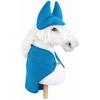 Super Hobby Horse Hobby Horse vilnonis apsiaustas su ausinėmis A4 ir A5 dydžiams turkio spalvos