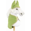 Super Hobby Horse Rinkinys Hobby Horse arkliukui: šviesiai žalias pledas ir ausinukai