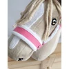 Super Hobby Horse Hobio arklio kantaras A3 su balta pūkuote ir pavadžiu