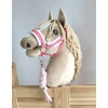 Super Hobby Horse Hobio arklio kantaras A3 su balta pūkuote ir pavadžiu