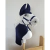 Super Hobby Horse Hobby Horse komplektas A4 ir A5: flisinė gūnia su ausinukais, džinso spalvos