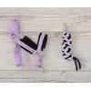 Super Hobby Horse Hobi arkliuko kantaras ir pavadys – juoda ir violetinė