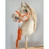 Super Hobby Horse Hobby Horse skirtas oranžinis kantaras su pavadėliu
