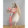 Super Hobby Horse Pavadėlis ir kamanos Hobby Horse neoninės rožinės spalvos