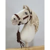 Super Hobby Horse Kamanos hobby horse su pavadėliu, rudos