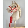 Super Hobby Horse Hobby Horse pavadėlis ir kantaras, raudonas