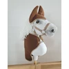 Super Hobby Horse Hobby Horse rinkinys A4 ir A5: rudas flisinis apklotas su ausinėmis
