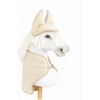 Super Hobby Horse Hobby Horse rinkinys: kreminė fleece antklodė ir ausinukai