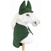 Super Hobby Horse Hobby Horse rinkinys: žalia vilnonė antklodė ir ausinukai