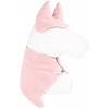 Super Hobby Horse Hobby Horse komplektas A4 ir A5: flisinė gūnia su ausinukais švelniai rožinė