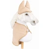 Super Hobby Horse Hobby Horse rinkinys: smėlio spalvos pledas ir ausinukai