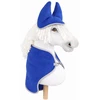 Super Hobby Horse Rinkinys hhobby horse : tamsiai mėlynas pledas ir ausinukai