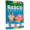 Rasco Premium RASCO lašišos filecikai katėms su spirulina