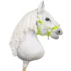 Super Hobby Horse Reguliuojamas kantaras hobi arkliukui – neoninės žalios spalvos