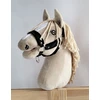 Super Hobby Horse Reguliuojamas kantaras hobi arkliukui A3 – juodas su kailiuku