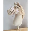 Super Hobby Horse Hobio žirgo reguliuojamas kantaras – pudrinės rožinės ir baltos spalvos