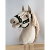 Super Hobby Horse Reguliuojamas kantaras hobi arkliukui A3 – chaki su juoda pūkine apdaila