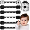 Ricokids 798202 juodos apsaugos nuo spintelių atidarymo, 6 vnt