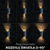 Sieninis šviestuvas 10W LED sieninis fasado šviestuvas, baltas, 2700/3200/4000K, IP65, šviečia į viršų ir į apačią