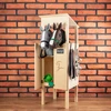 Skippi Medinė dviguba žirgų tvartelio lentyna vaikams nuo 3 metų, reguliuojamo aukščio, rankų darbo