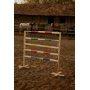 Super Hobby Horse Šuolių kliūtis hobby horse su žalia skersine 120 cm