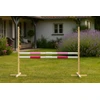 Šuolių kliūtis hobby horse 160 cm rožinė su dviem kartelėmis