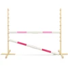 Šuolių kliūtis hobby horse 160 cm rožinė su dviem kartelėmis