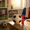 Sprintigo Didelė futbolo formos puodelis su 700 ml talpa, futbolo gerbėjams