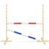 Super Hobby Horse Šokinėjimo kliūtis hobby horse su raudona ir mėlyna kartimi