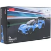 Techniniai konstruktoriaus blokai 1:28 Maserati MC20 GT2 mėlynas