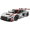 Techniniai konstruktoriaus blokai 1:8 Audi R8 LMS GT3 balti