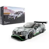 Techniniai konstruktoriaus blokeliai 1:29 Bentley Continental GT3 pilki