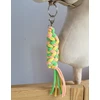 Super Hobby Horse Pavadėlis hobi arkliukui, dvigubas, šviesiai žalias/geltonas/persikinis