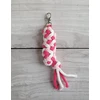 Super Hobby Horse Pavadėlis hobi arkliukui, rožinis/baltas, dvigubas
