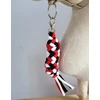 Super Hobby Horse Pavadėlis hobi arkliukui, dvigubas, raudonas/baltas/juodas