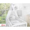 Užuolaidėlė kūdikiui su tiulio baldakimu pilka Little Prince/Princess