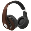 Bluetooth ausinės V-TAC, reguliuojamu lankeliu, rudos spalvos.