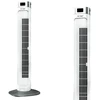55W ventiliatorius V-TAC su temperatūros ekranu ir nuotolinio valdymo galimybe, baltas, 955mm.