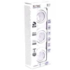 V-tac 5W LED lemputė GU10, su rėmeliu, baltu korpusu, 6400K (šaltai balta). Pakuotėje 3 vnt.