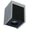 Lubinis šviestuvas V-tac GU10 lemputės rėmelis, kvadratinis, pilkos/juodos sp.