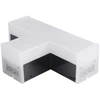 V-tac 10W LED T formos linijinio šviestuvo sujungimas, juodas, 6500K