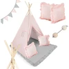 NK-406 Nukido tipi palapinė vaikams - šviesiai rožinė
