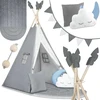 Palapinė tipi vaikams NK-406 Nukido - pilka