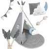 Palapinė tipi vaikams NK-406 Nukido - pilka