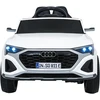 Vaikiškas elektrinis Audi SQ8 baltas SUV automobilis