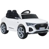 Vaikiškas elektrinis Audi SQ8 baltas SUV automobilis