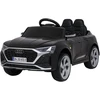 Vaikiškas elektrinis Audi SQ8 juodas SUV automobilis