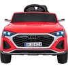 Vaikiškas elektrinis Audi SQ8 raudonas SUV automobilis