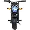Vaikiškas elektrinis motociklas su 300W varikliu, LED žibintais, Bluetooth, nuo 3 metų, juodas