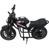 Vaikiškas elektrinis motociklas su 300W varikliu, LED žibintais, Bluetooth, nuo 3 metų, juodas